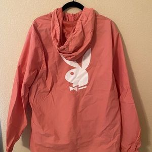 Pink Playboy Windbreaker
